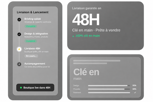 Livraison & Lancement
